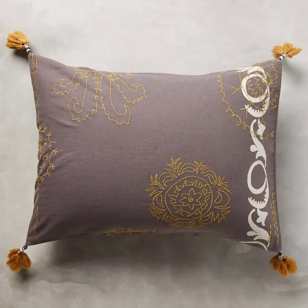 Anthropologie Twin Size Agata Duvet Cover and 2 Standard Pillow Shams